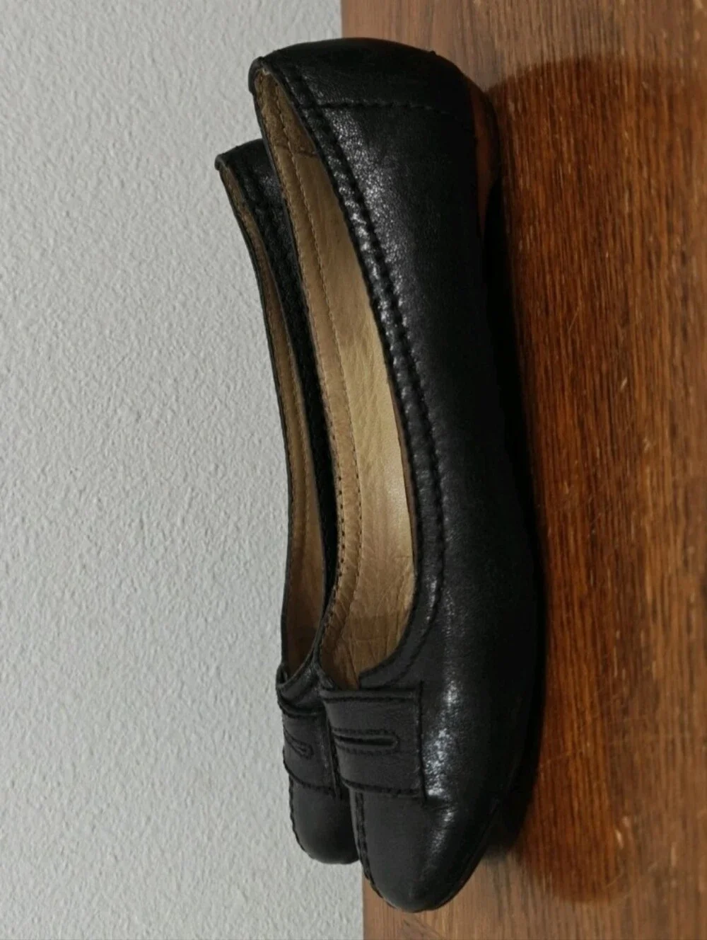 Chloe Black Ballet Flats Leather EU 38 US 7.5 Classic Chloé - Picture 6 of 11
